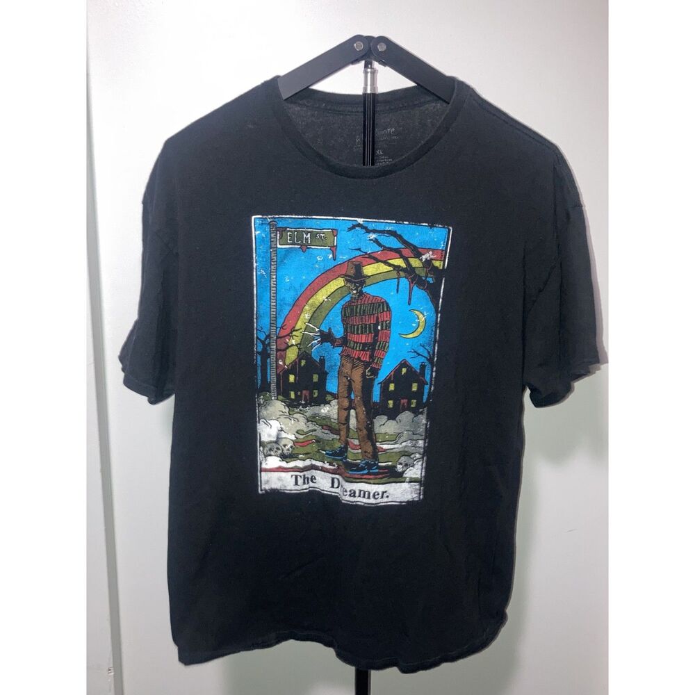 Nightmare On Elm Street Freddy Krueger The Dreamer Tarot Card T-Shirt XL